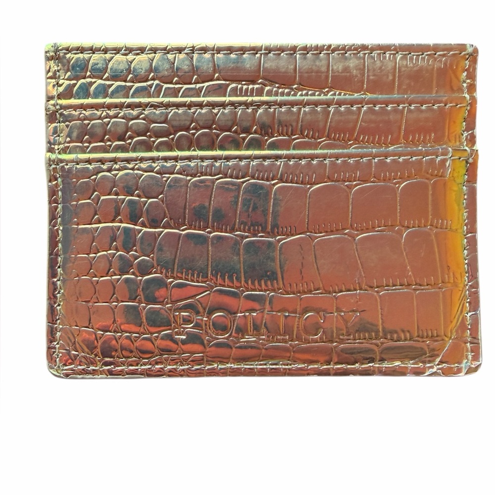 Policy Iridescent Card Holder
